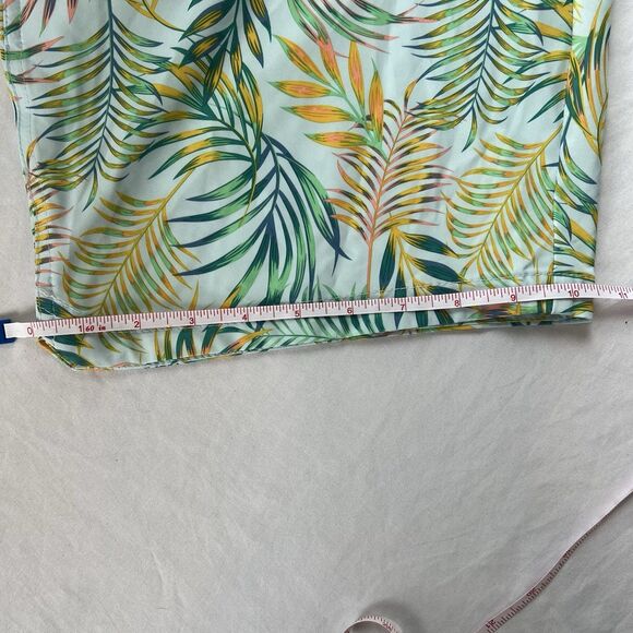 Art Class Boys Swim Trunks, Blue With Tropical Foliage, Size 16 - Picture 12 of 13